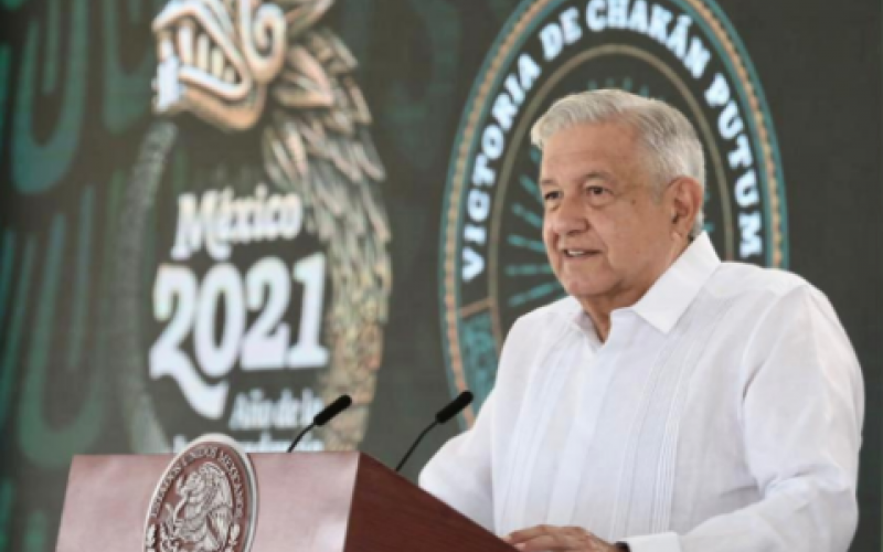 Acusa AMLO de estrategia política para que Morena no tenga mayoría en Cámara de Diputados