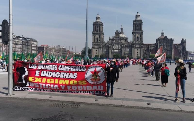 La jornada de protestas en el marco del Día Internacional de la Mujer