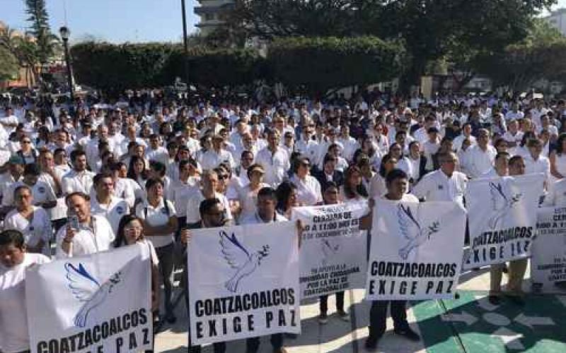 Arrancan oraciones por la seguridad y paz en Coatzacoalcos