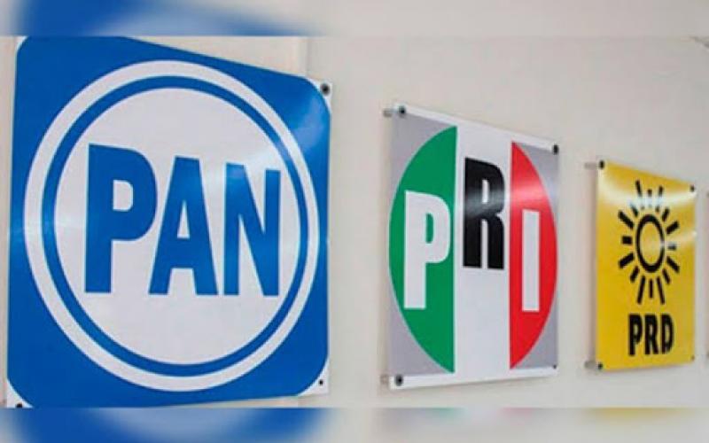 PRI PAN y PRD rechazan Acuerdo Veracruz por la democracia 2021
