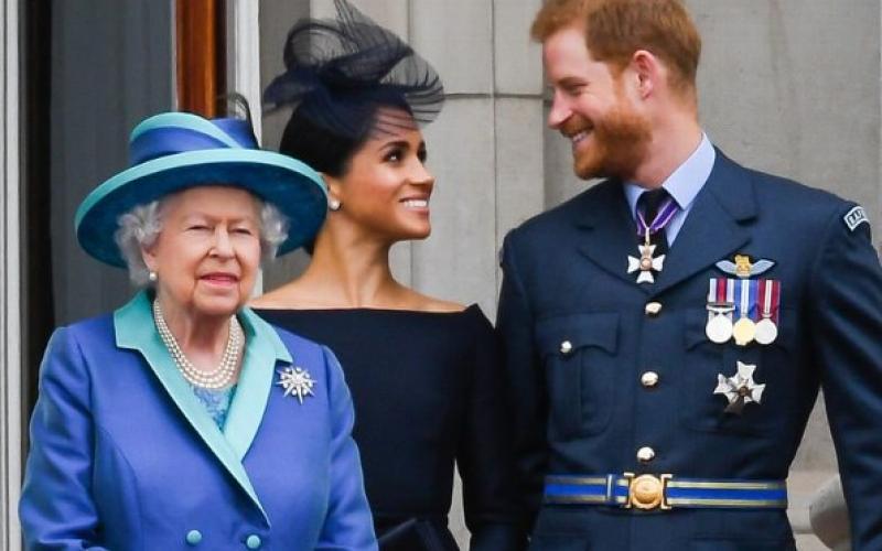 Reina Isabel responde a la entrevista de Harry y Meghan