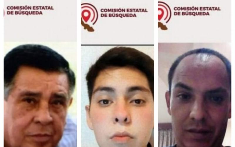 desaparición de 3 hombres en Fortín de las Flores