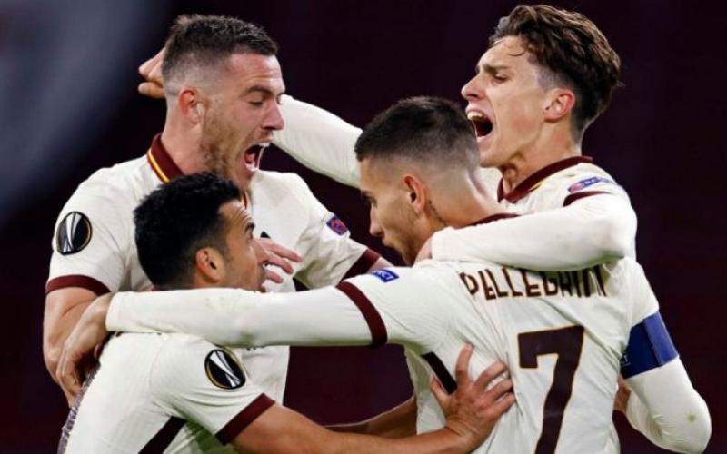 Europa League: La Roma vence 1-2 a Ajax en el Johan Cruyff Ámsterdam