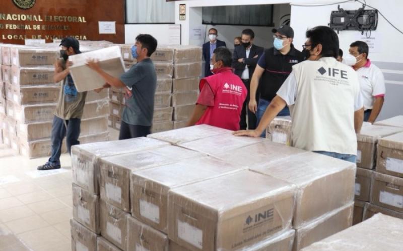 Llegarán boletas electorales a Veracruz; serán resguardadas por el Ejército