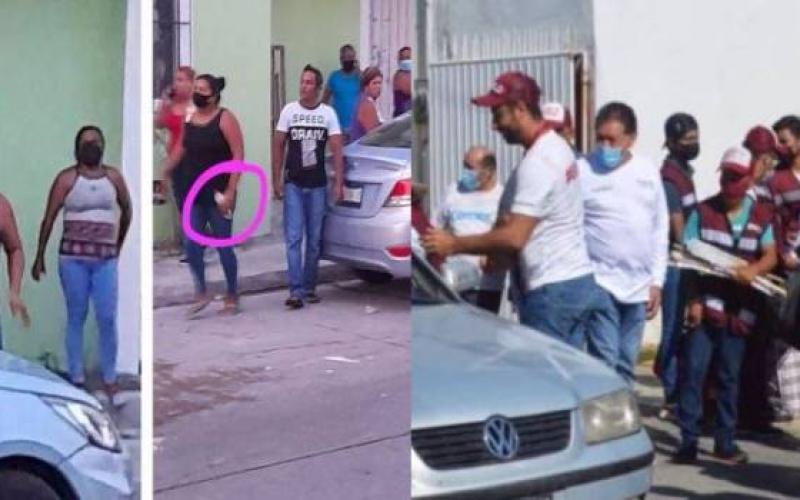 En Ciudad del Carmen atacan con ácido a candidatos de Morena