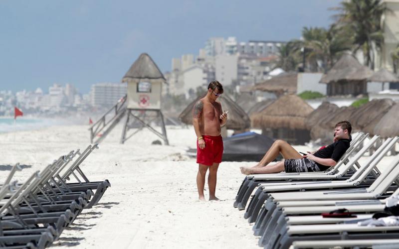 Quintana Roo, cerca del  semáforo rojo