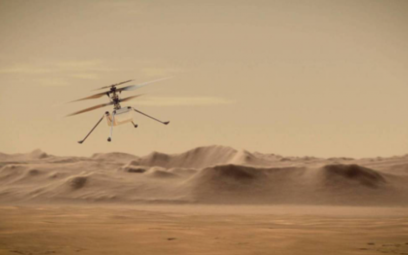 Recibe un mes adicional el vuelo del Dron en Marte