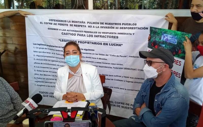 En Coatepec propietarios de terrenos presentarán denuncia ante la FGR contra invasores