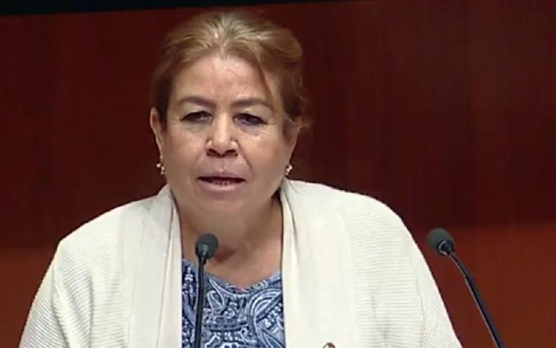  No descarta senadora de Morena que alguien haya removido el bloque del metro que colapso