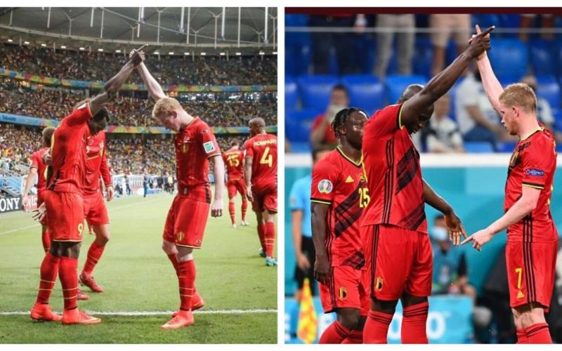 La historia de la celebración de Lukaku y De Bruyne