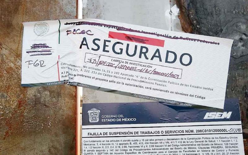 Clausuran predio; realizaban obras irregulares en el área de Oztoyahualco