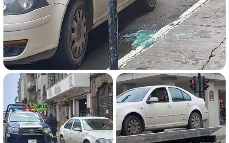 "Cristalean" auto en el Centro de Veracruz; se roban 350 mil pesos 