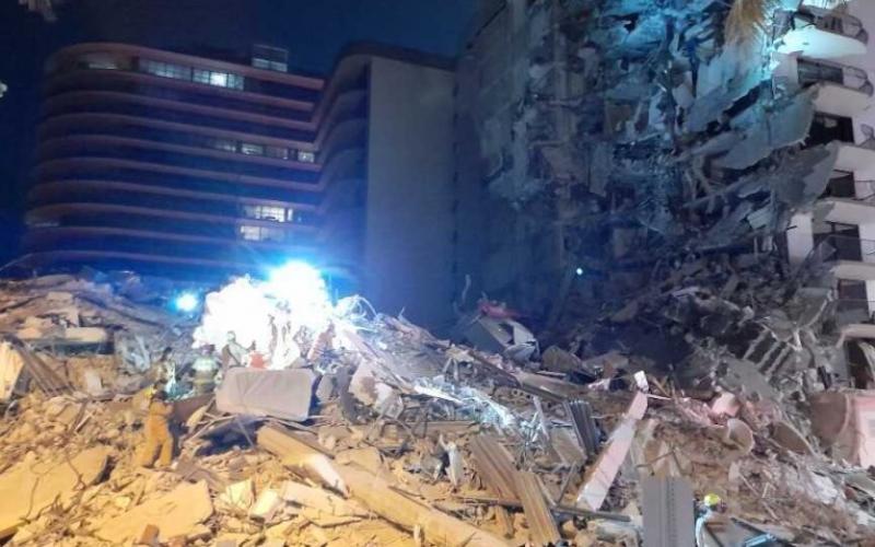 Reportan 51 personas desaparecidas tras colapso de edificio en Miami