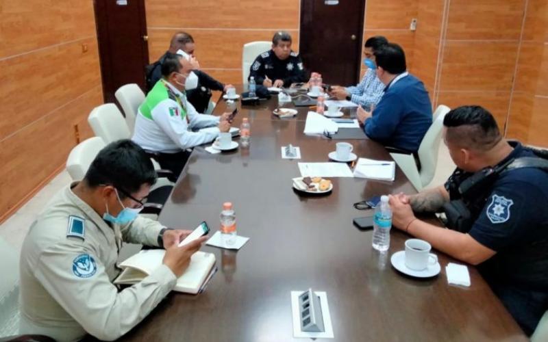 SSP mantuvo una reunión de labores con integrantes de la OPLE Veracruz