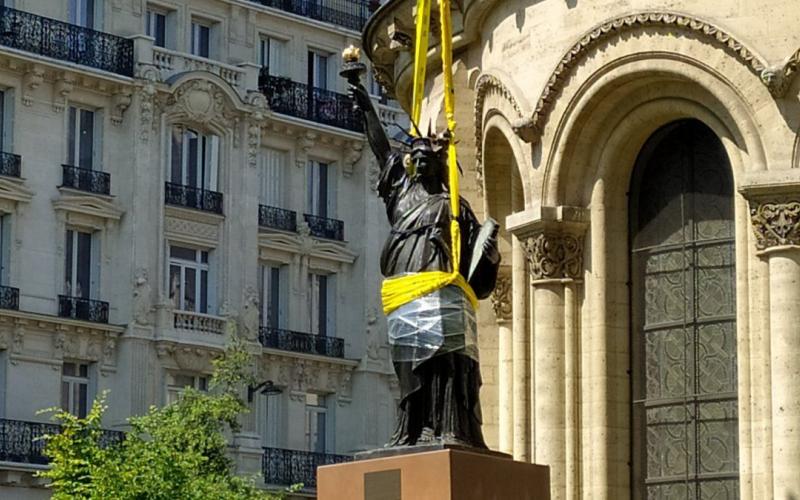 Francia exhibirá en EEUU una replica de la estatua de la Libertad