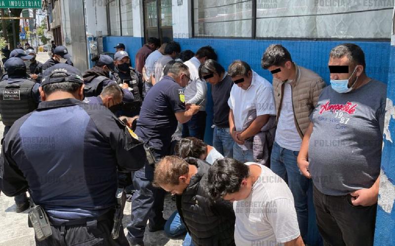 Detienen a 15 sujetos tras agresiones a casilla electoral en Metepec
