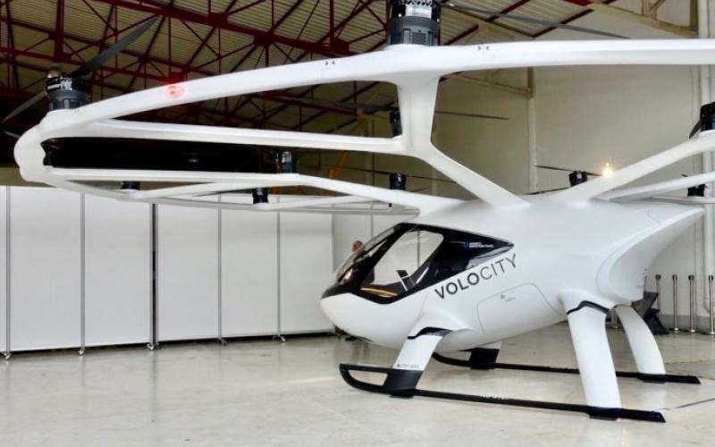 Taxi aéreo eléctrico hace su primer vuelo en Francia