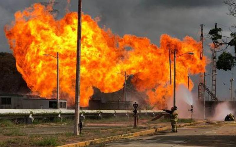 Incendio en Ciudad Industrial de Veracruz