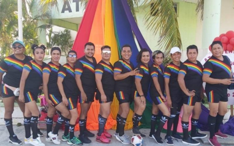 'Las Nenas de Cabada', uno de los 4 equipos del torneo de fútbol LGBT en Veracruz