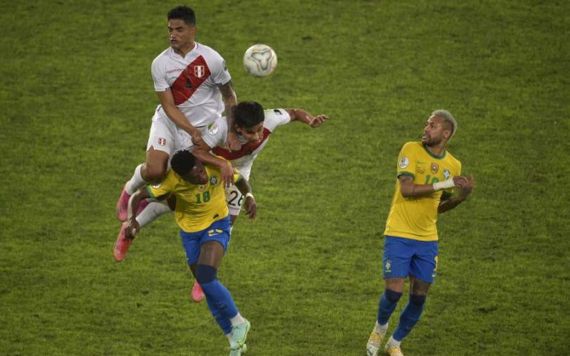 Copa América: Sin brillar, Brasil obtiene boleta a la final al derrotar a Perú