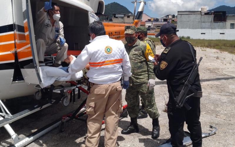 Emboscada en Chiapas dejó 6 policías y 3 militares heridos