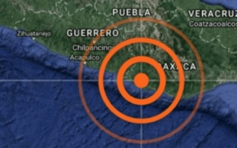 Se registra sismo de magnitud 5.1 en Oaxaca