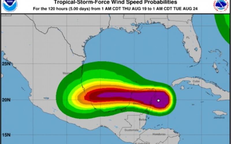 Puerto de Veracruz en vigilancia por impacto del huracán Grace