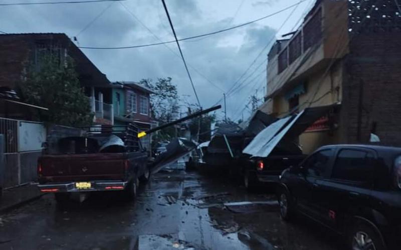 Más de 200 casas afectadas por Grace, Poza Rica pide ayuda