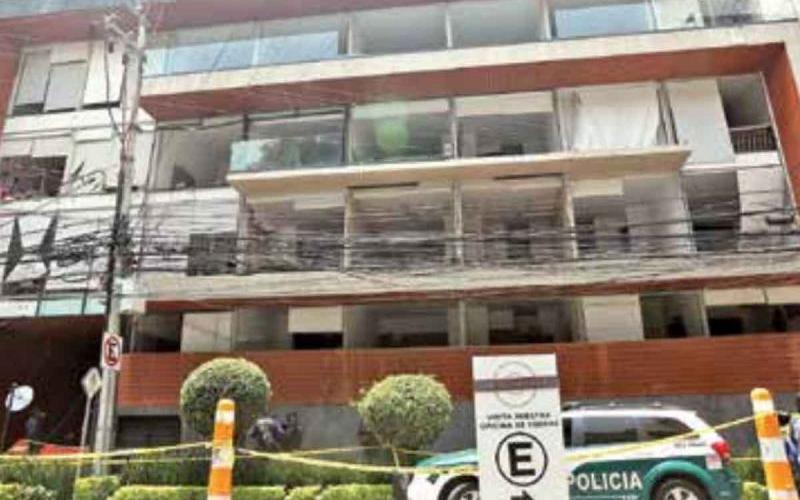 Hallan restos de lava-secadora en departamento de Avenida Coyoacán