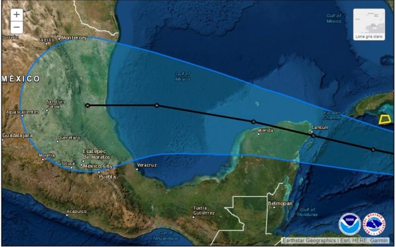 Prevén que “Grace” toque tierra en México ya como huracán