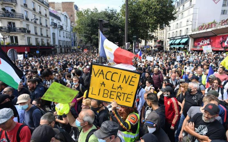 200 mil personas se manifiestan en Francia contra el pasaporte sanitario