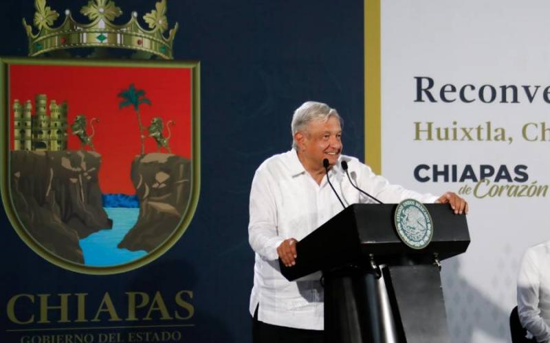 López Obrador inaugura la reconversión de Hospital General de Huixtla en Chiapas
