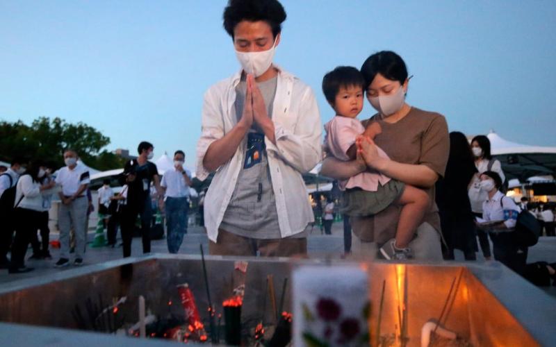 Japón conmemora 76 años de bomba atómica de Hiroshima