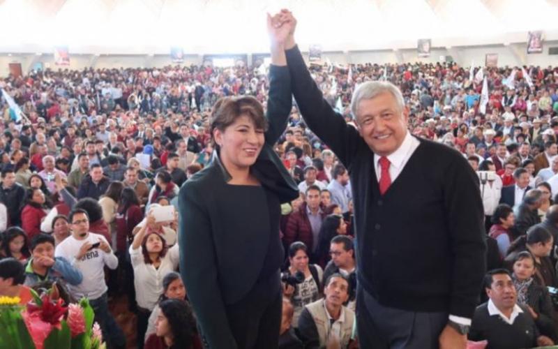 Acusaciones contra Delfina Gómez, para evitar su candidatura: AMLO