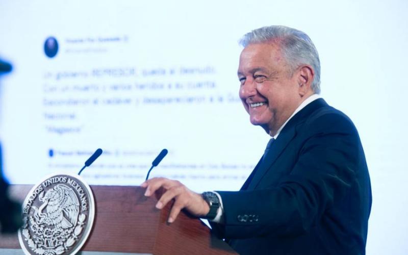 AMLO niega fallecimiento de un trabajador en conflicto de Dos Boca