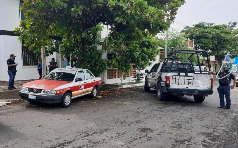 Asesinan a taxista en Veracruz
