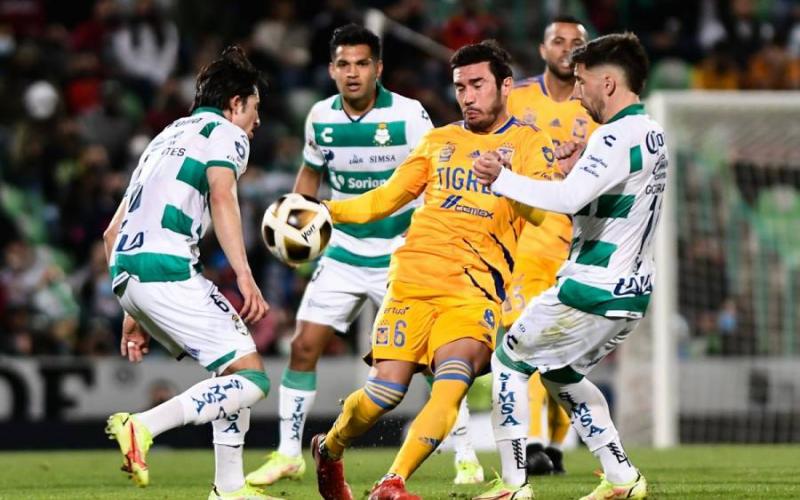 Santos logra la ventaja sobre Tigres en los cuartos de liguilla