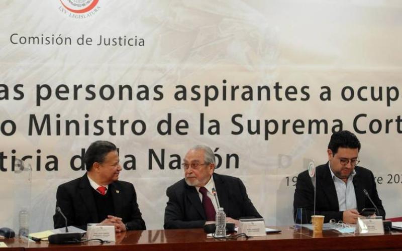 Candidatos a ministro de la SCJN comparecen en el Senado