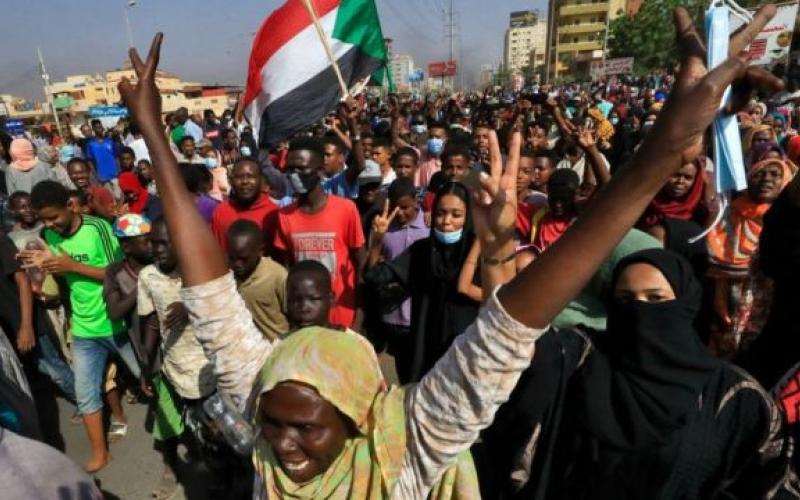 Protestas en Sudán contra golpe de Estado