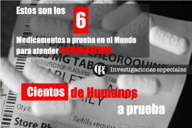 El otro drama del Covid-19: 6 Tratamientos disponibles, cientos de humanos a prueba