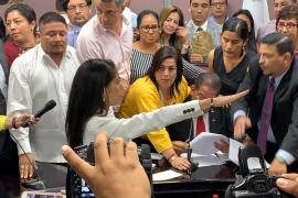 Verónica Hernández, da su primer mensaje oficial como Fiscal en Veracruz