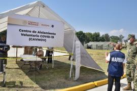 Centro de Aislamiento en Veracruz, recibe a la gente con Covid-19