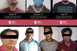 8 personas detenidas y recuperan tres vehículos con reporte de robo en Xalapa, Veracruz