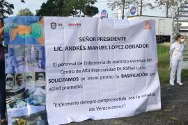 Trabajadores de salud en Veracruz dicen no tener seguridad durante contingencia