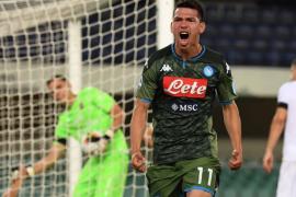 “Chucky” Lozano anota en la victoria del Napoli sobre el Hellas Verona 