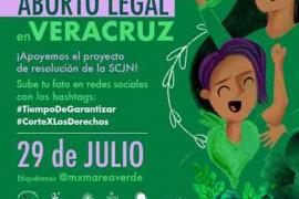 Colmena Verde lanza pañuelazo virtual en redes por el aborto legal en Veracruz