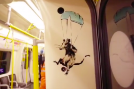 El metro de Londres retiró reciente obra de Banksy por su estricta política antigraffiti