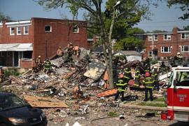 Video: Destruye tres edificios fuerte explosión en Baltimore