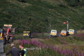 Un tren descarrila en Escocia y deja varios heridos de gravedad