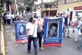  Madres exigen que se les regrese con vida a sus hijos desaparecidos en Xalapa